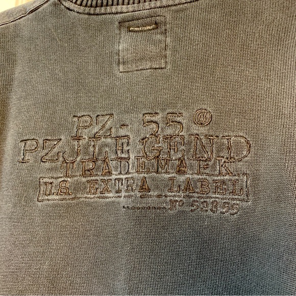 Vintage 90’s Grey Sweater Distressed Argyle Cotton Print Men’s size Medium - Picture 12 of 15